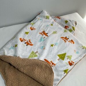 Circo fox woodland baby blanket 36x28